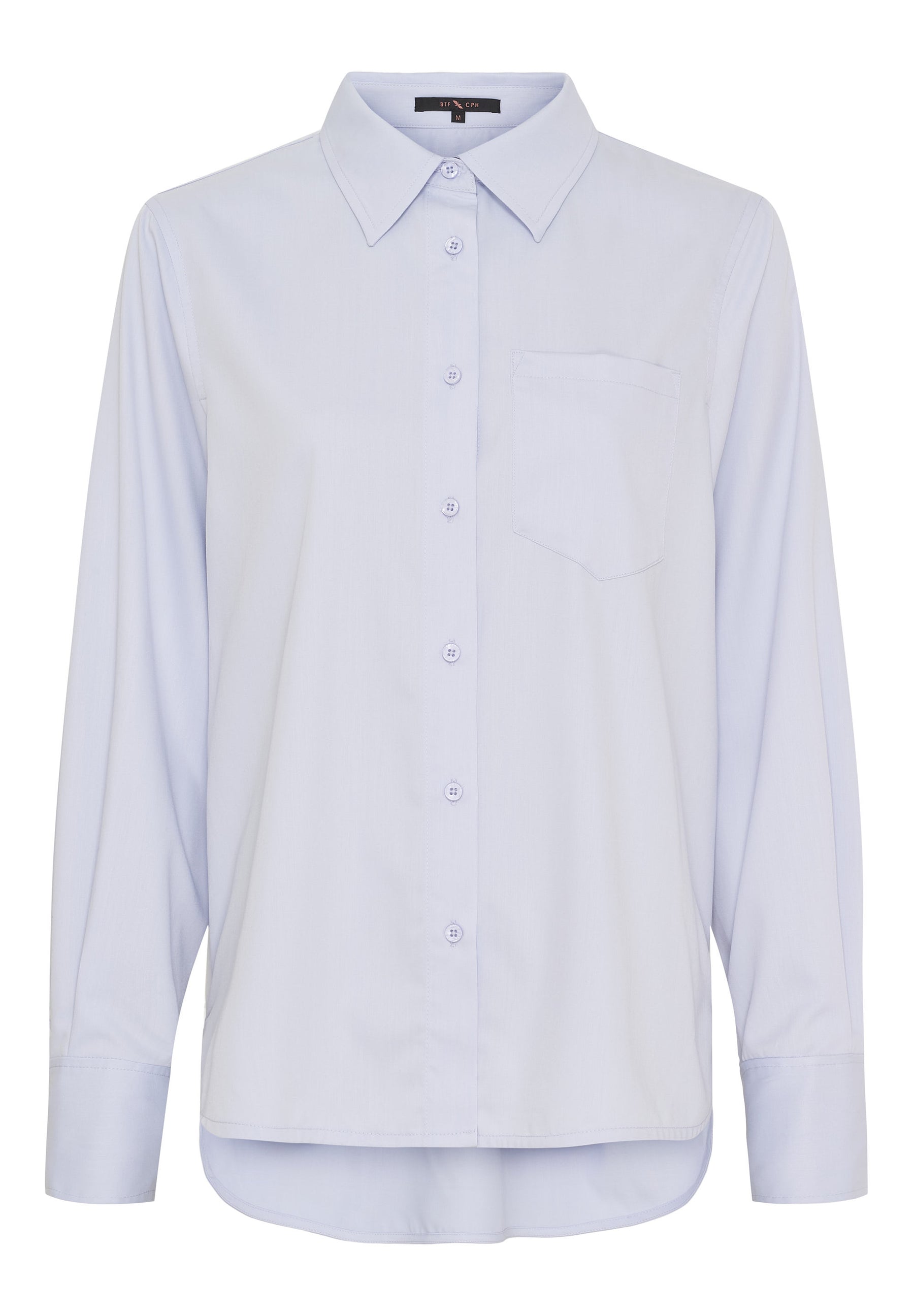 BTFCPH Oversized bambusskjorte Skjorter Blå
