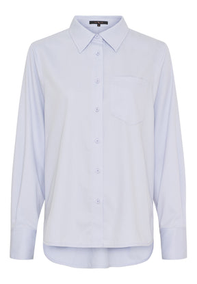 BTFCPH Oversized bambusskjorte Skjorter Blå