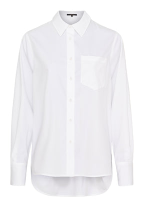 BTFCPH Oversized bambusskjorte Skjorter Hvid