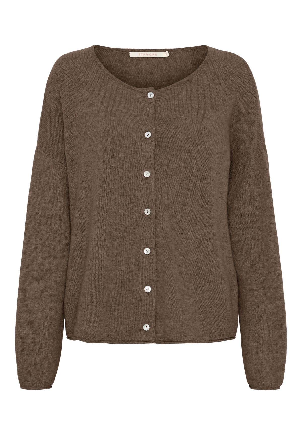 BTFCPH Oversized cashmere cardigan Cardigans Brun