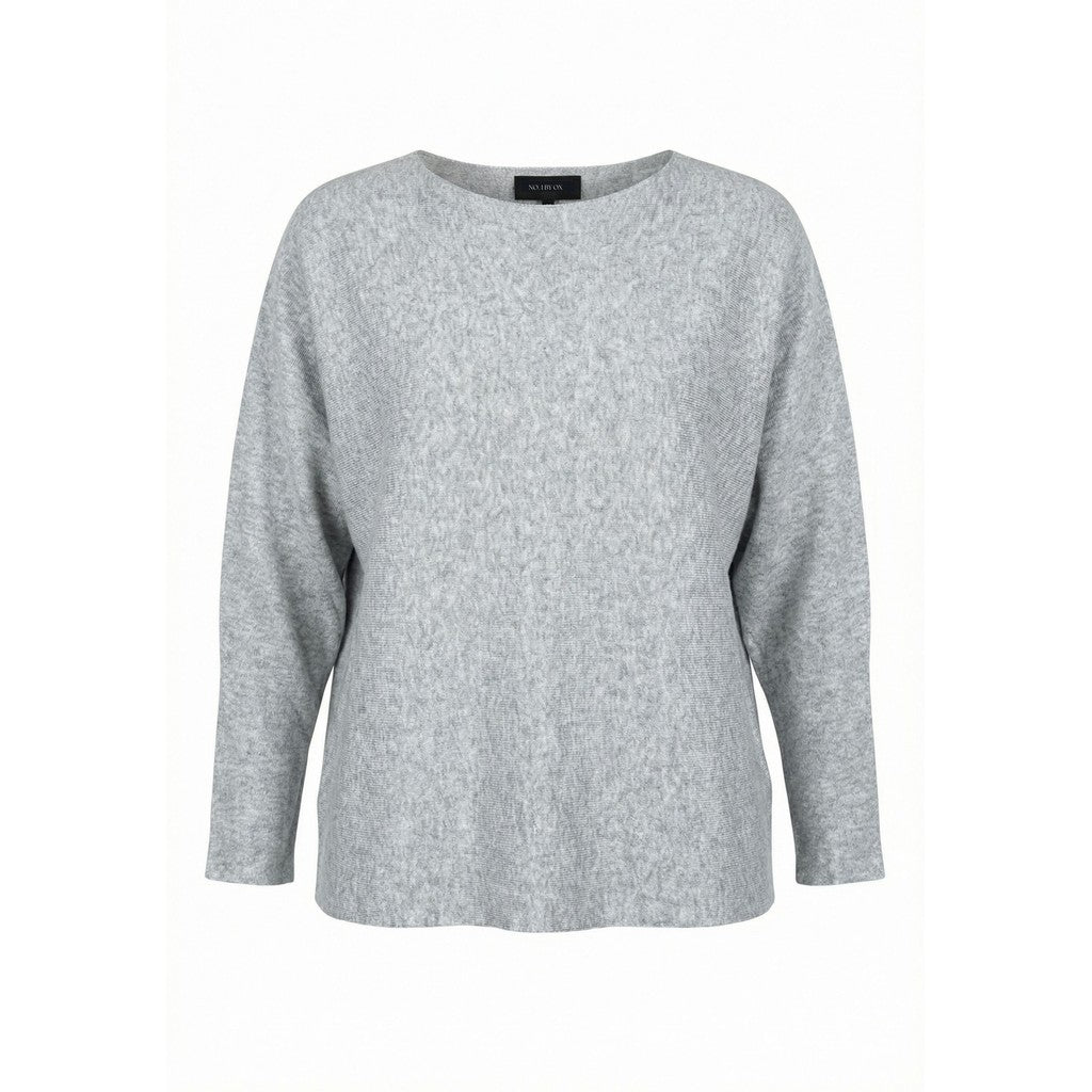 NO. 1 BY OX Poncho Blouse LS Bluser Grå