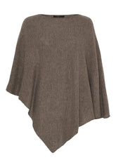 BTFCPH Poncho i cashmere blanding Poncho Ash Brown Melange