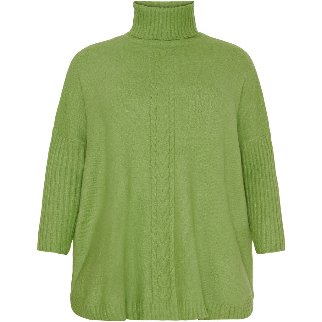 NO. 1 BY OX Poncho med rullekrave Poncho Spring Green