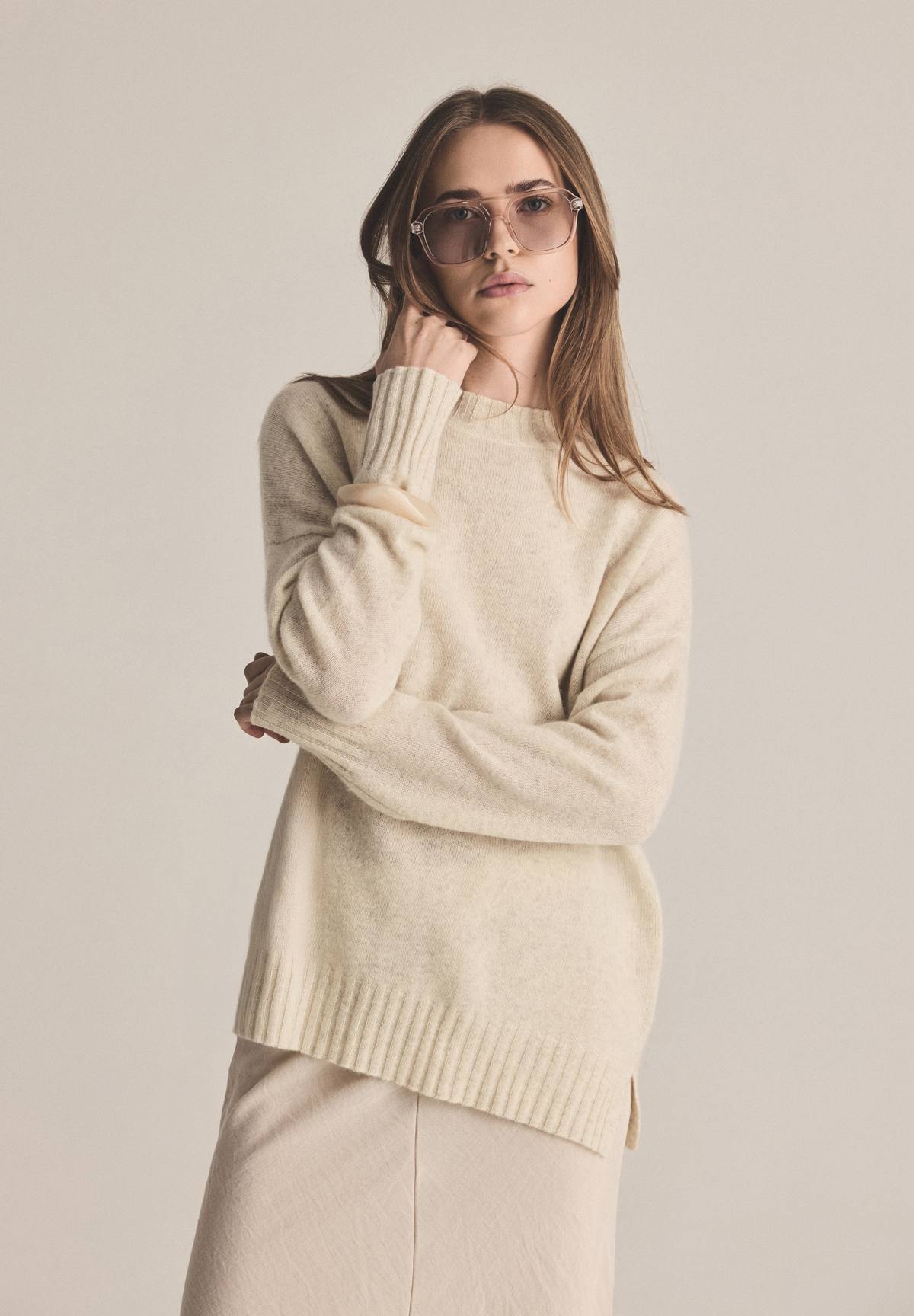 BTFCPH Pullover i Yak Pullovers Hvid