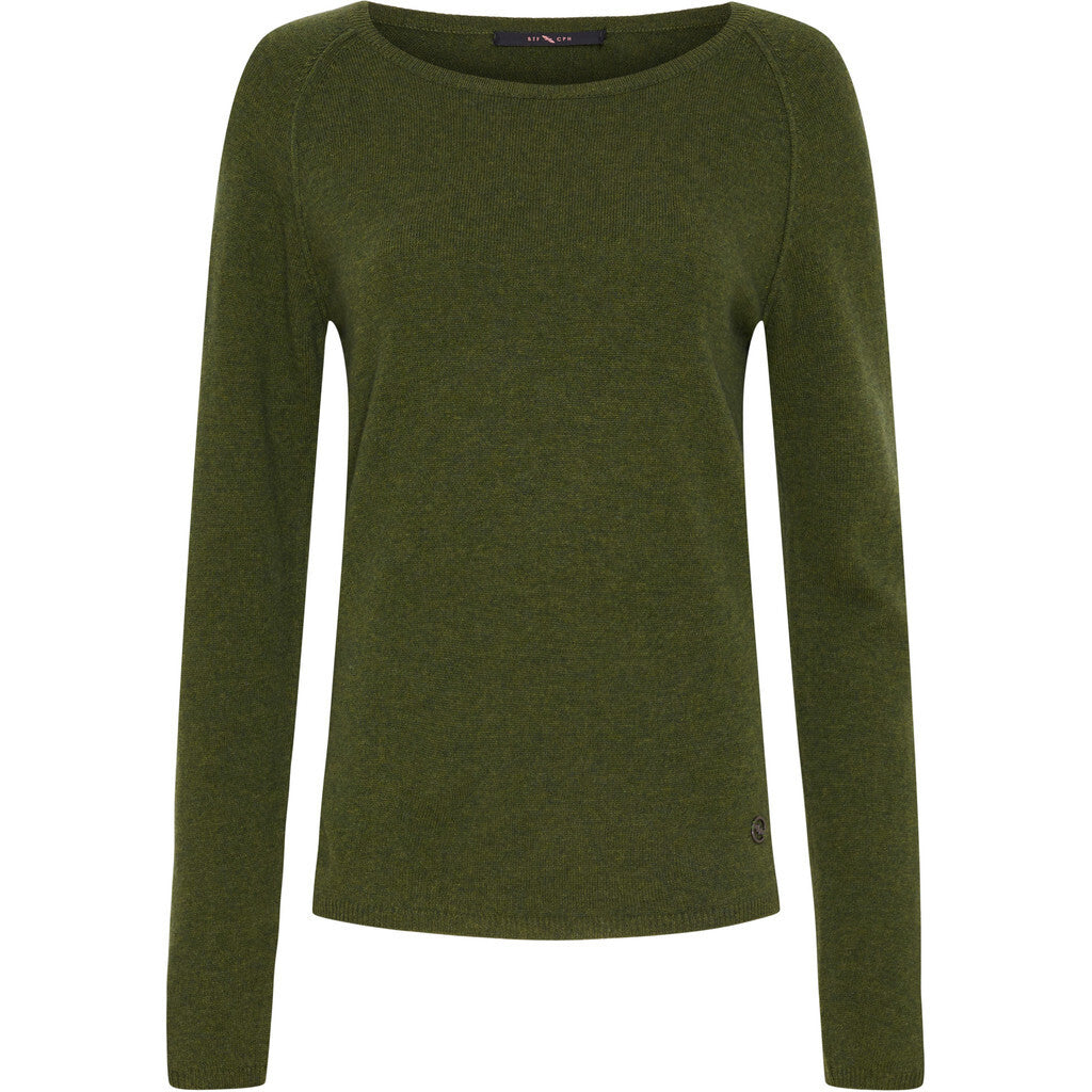 BTFCPH Pullover i kashmirblandning Pullovers Army Green Melange