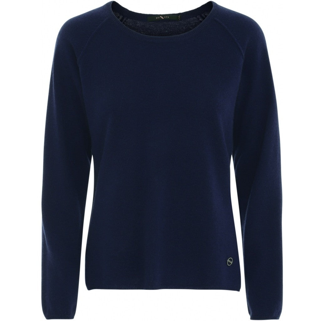 BTFCPH Pullover i cashmere blanding Pullovers Blå