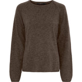 BTFCPH Pullover i cashmere blanding Pullovers Dark Brown Melange