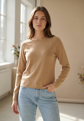 BTFCPH Pullover i cashmere blanding Pullovers Hazelnut