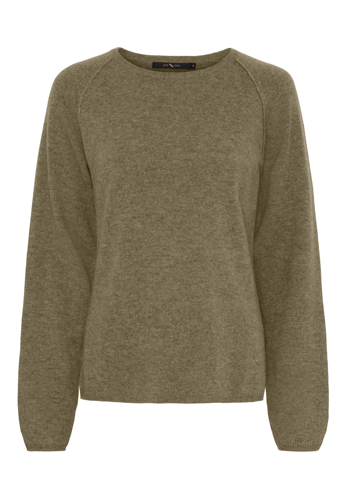 BTFCPH Pullover i cashmere blanding Pullovers Olive Brown Melange