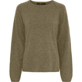BTFCPH Pullover i cashmere blanding Pullovers Olive Brown Melange
