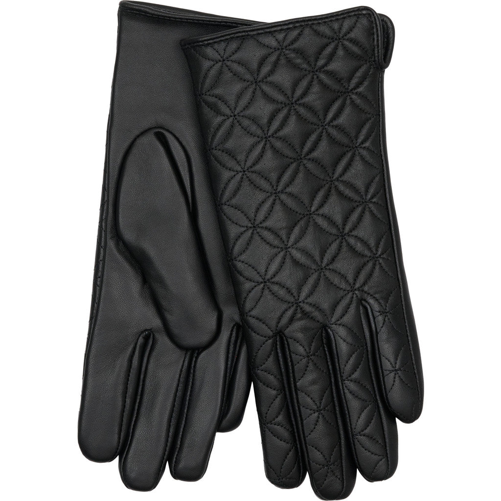 BTFCPH Quilted læderhandsker Handsker Sort