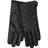 BTFCPH Quilted læderhandsker Handsker Sort