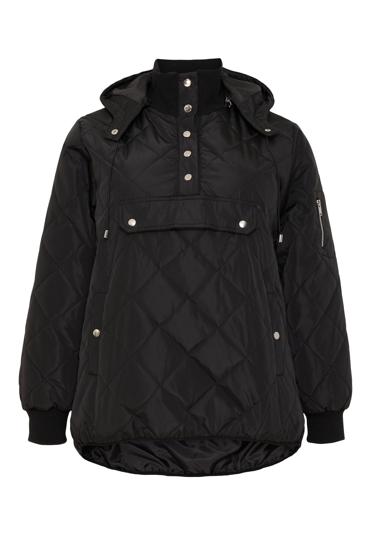 NO. 1 BY OX Quiltad anorak med huva Jackor Svart