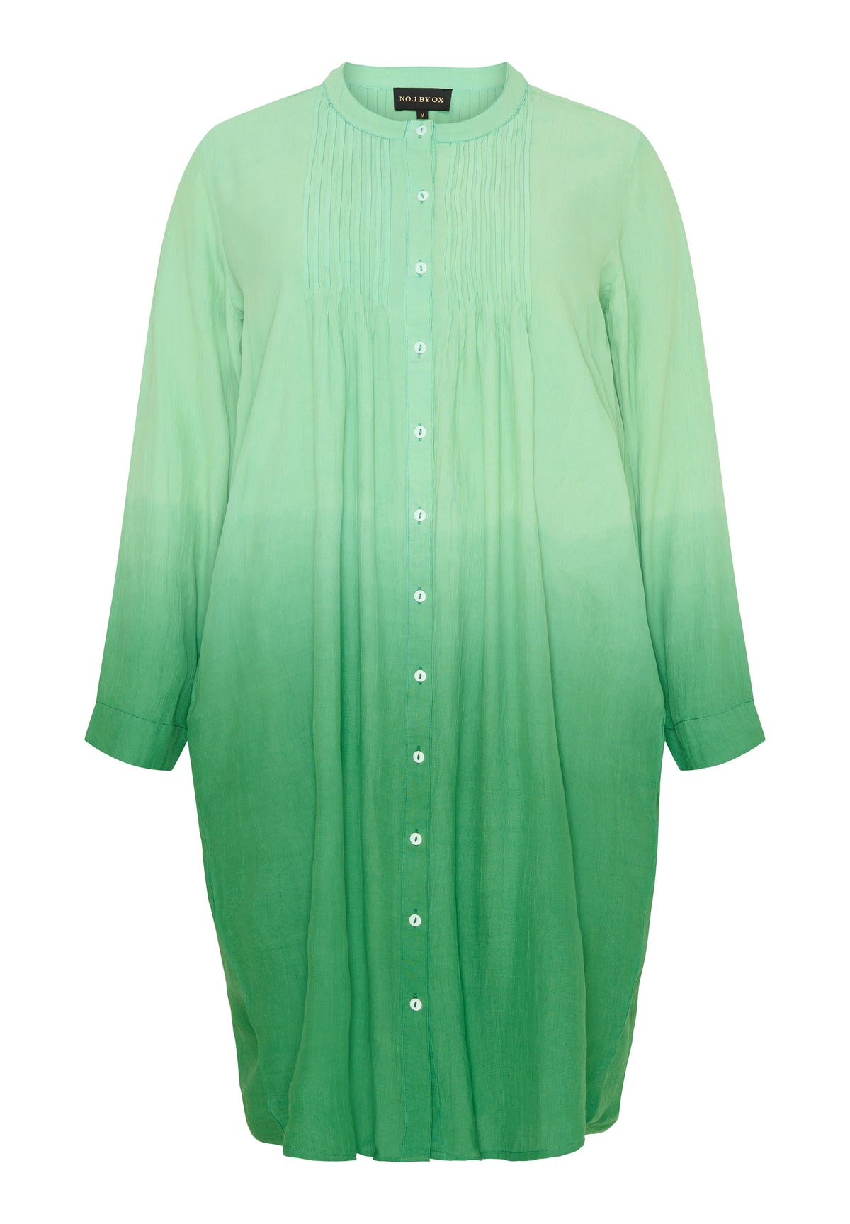 NO. 1 BY OX Shirt Dress w pleats Kjoler Spring Green