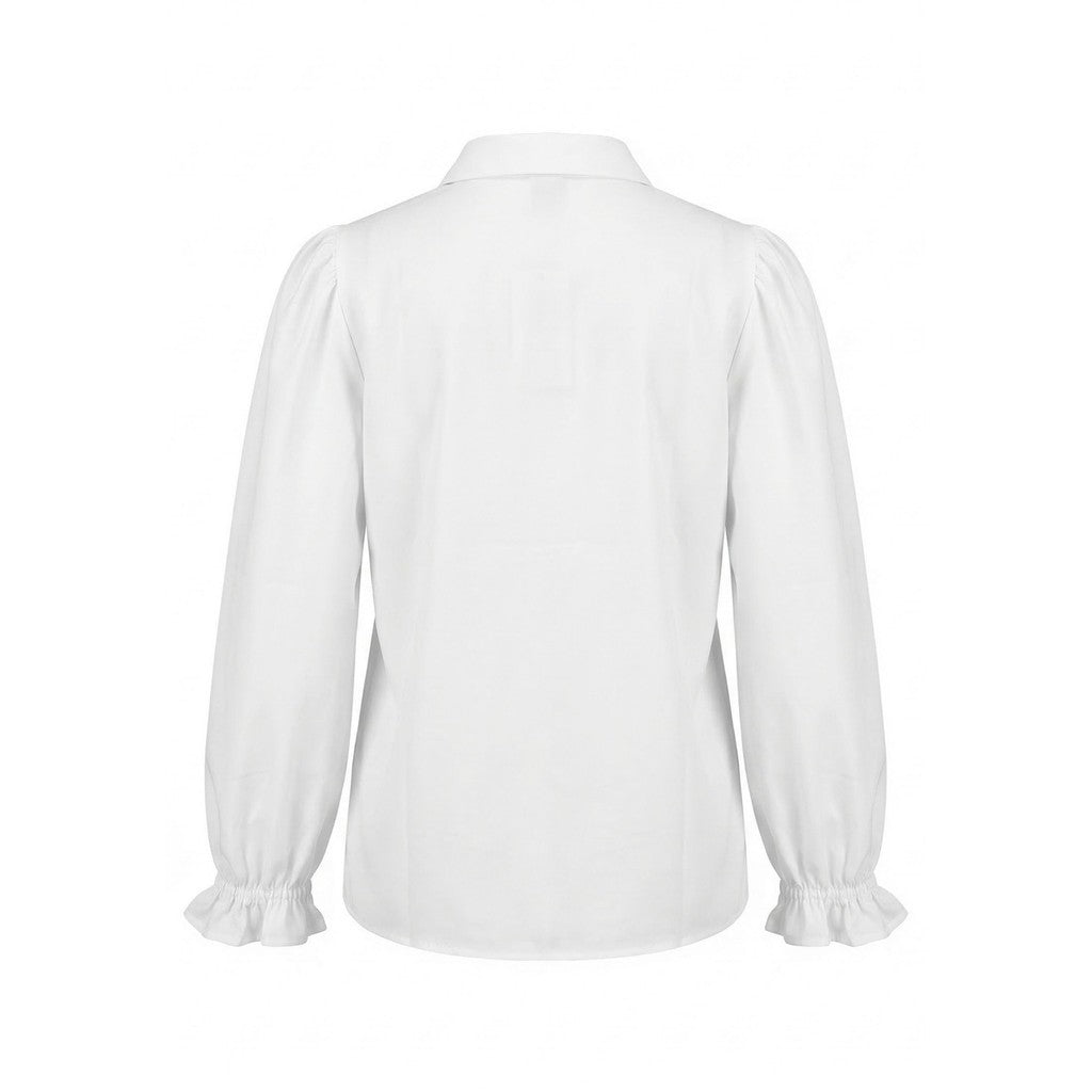 NO. 1 BY OX Shirt w long sleeves flair cuffs Skjorter Hvid