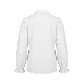 NO. 1 BY OX Shirt w long sleeves flair cuffs Skjorter Hvid
