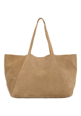 BTFCPH Shopper i ruskind Tasker Ivory w. Silver acc.