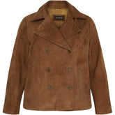NO. 1 BY OX Short Trench coat Jakker Caramel Brown