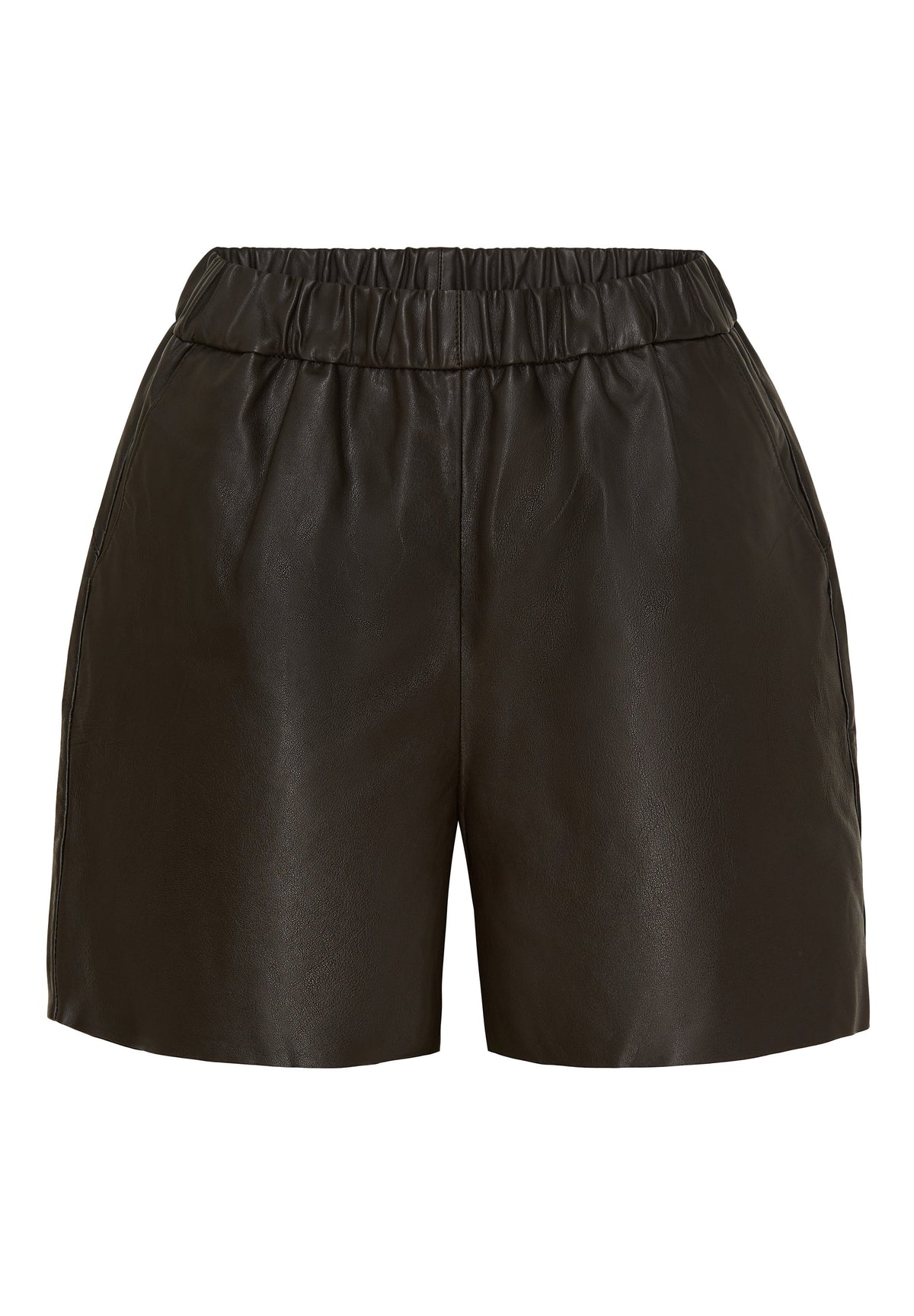 NOTYZ Shorts med saddle back Shorts Dark Chocolate Brown