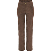 NOTYZ Skindbuks med lige ben Bukser Brun