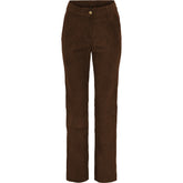 NOTYZ Skindbuks med lige ben Bukser Brun