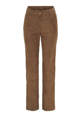 NOTYZ Skindbuks med lige ben Bukser Hazelnut w. Light Gold acc.