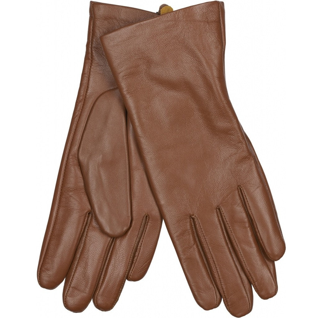 Orchid Skindhandsker med touch Handsker Brun