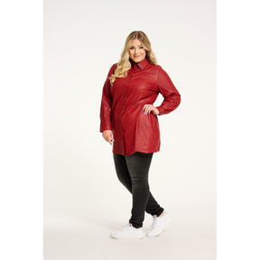 NO. 1 BY OX Skindkjole - KOLLEKTIONSSALG Kjoler Rød