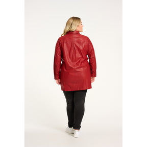 NO. 1 BY OX Skindkjole - KOLLEKTIONSSALG Kjoler Rød