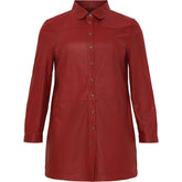 NO. 1 BY OX Skindkjole - KOLLEKTIONSSALG Kjoler Rød