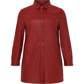 NO. 1 BY OX Skindkjole - KOLLEKTIONSSALG Kjoler Rød