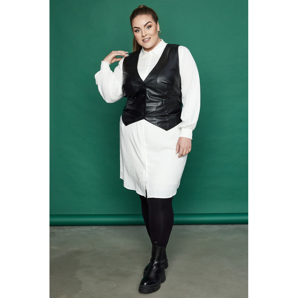 NO. 1 BY OX Skindkjole - KOLLEKTIONSSALG Kjoler Sort