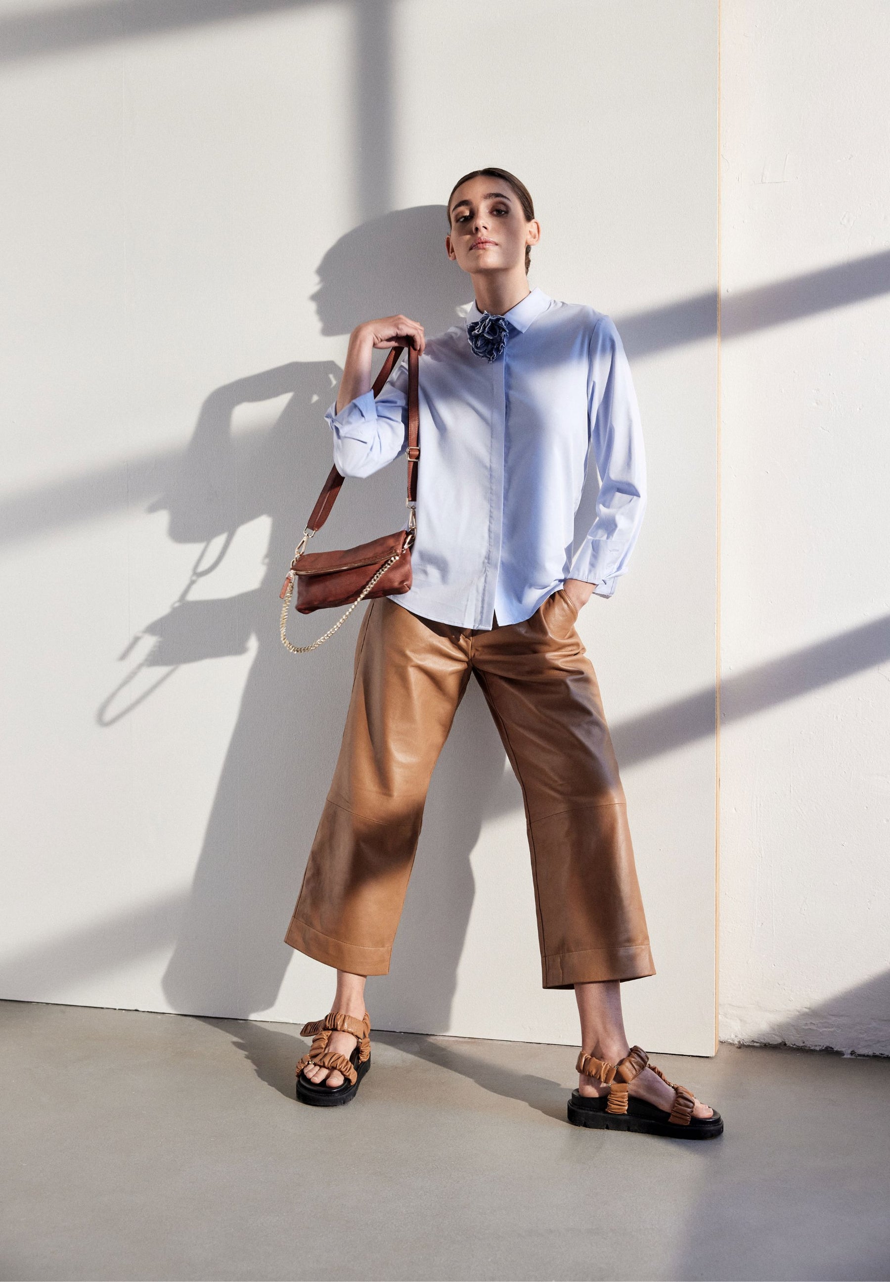 BTFCPH Skjorte i bambus blanding Skjorter Blå