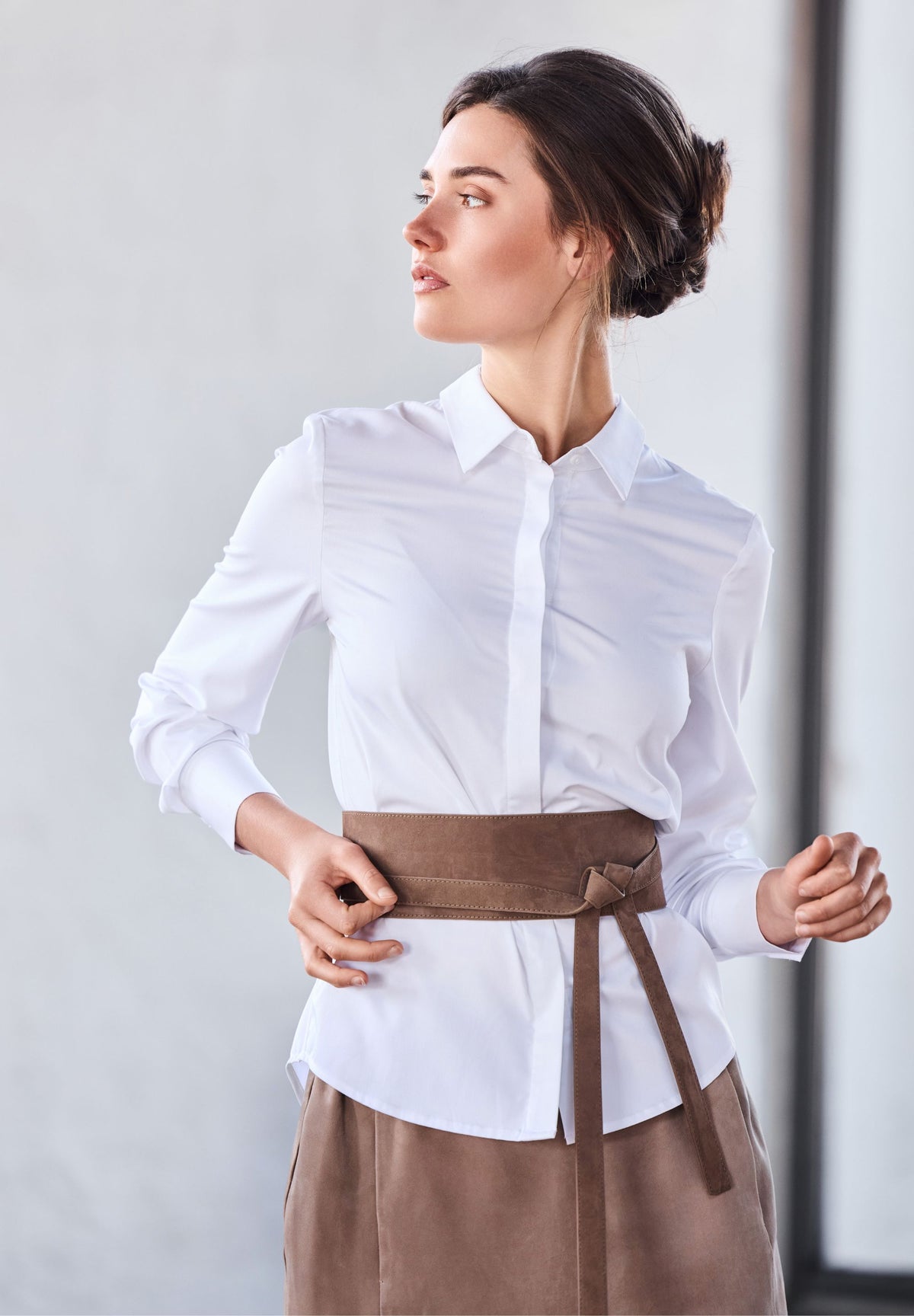 BTFCPH Skjorte i bambus blanding Skjorter Hvid