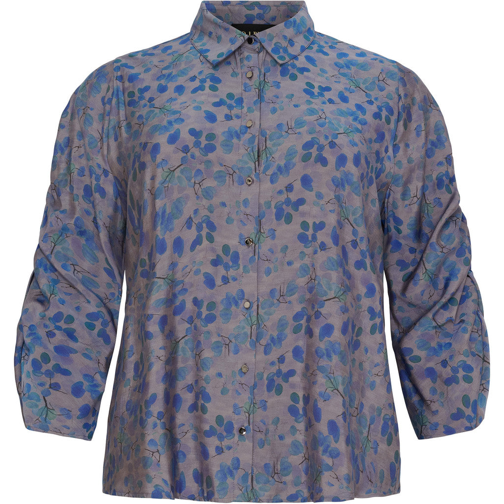 NO. 1 BY OX Skjorte i smukke nuancer Skjorter Lavender w Blue/Green petals