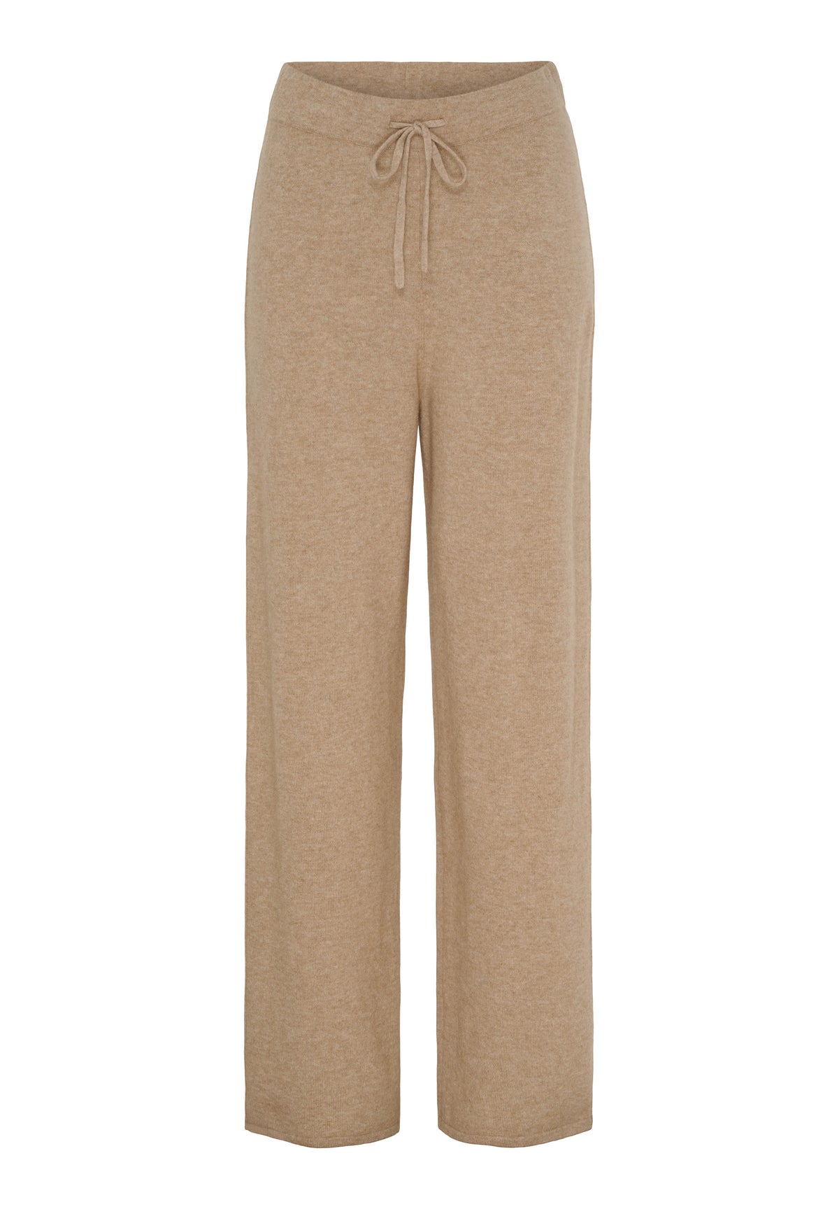 BTFCPH Strikkede bukser i luksuriøs cashmere blanding Bukser Light Camel Melange