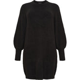 NO. 1 BY OX Strikkjole Kjoler Sort