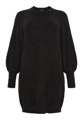 NO. 1 BY OX Strikkjole Kjoler Sort