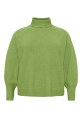 NO. 1 BY OX Strikktrøje med rullekrave Sweaters Spring Green