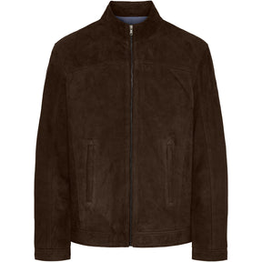 NOTYZ HIM Suede Jacket Jakker Dark Chocolate Brown w Gunmetal acc.