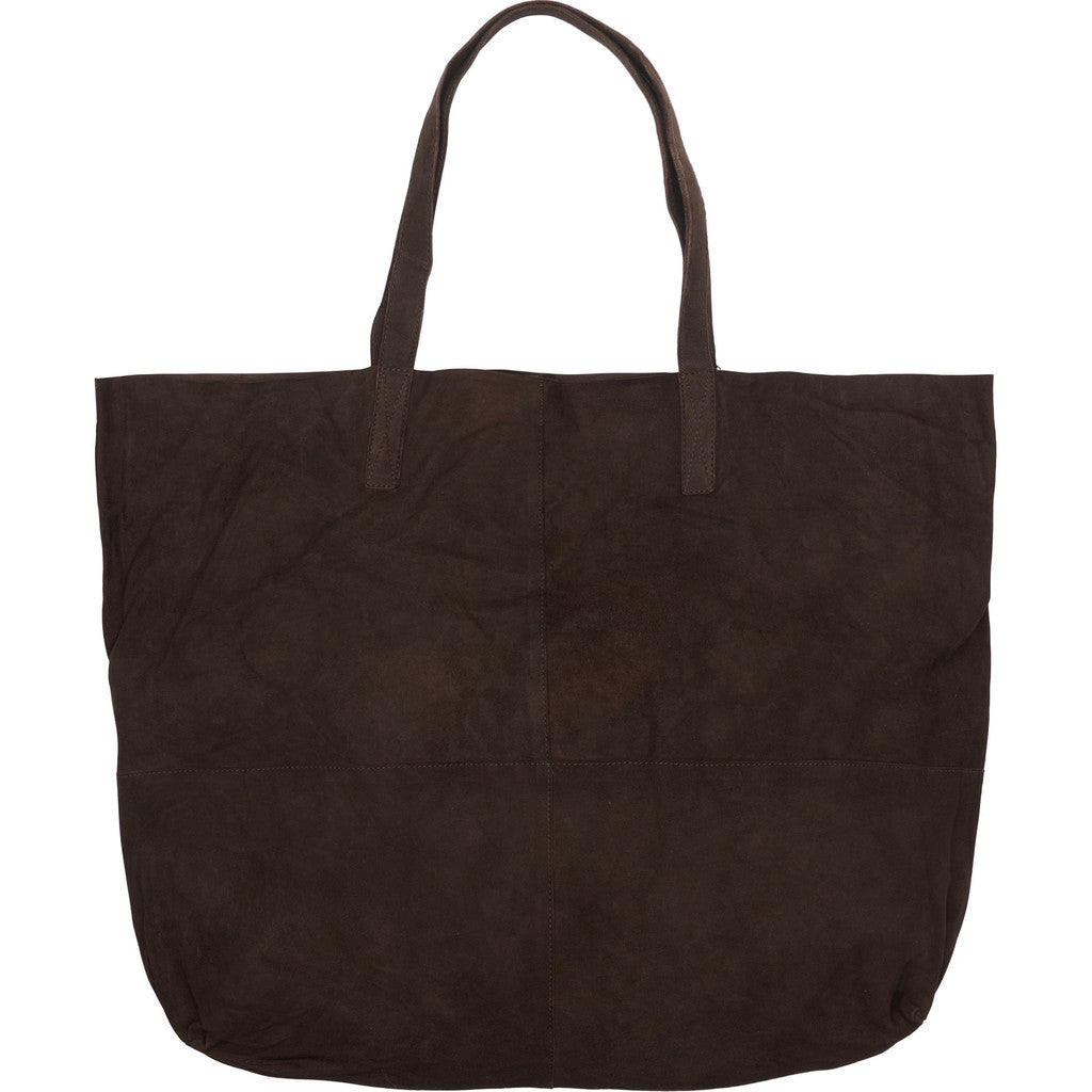 Orchid Suede shopper bag Tasker Brun