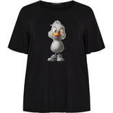 NO. 1 BY OX T-Shirt SS (Duckling) T-shirts Sort