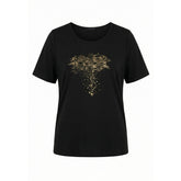NO. 1 BY OX T-Shirt SS (Golden City) T-shirts Sort