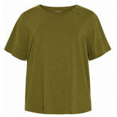 NO. 1 BY OX T-shirt med batwing-ærmer i viskose T-shirts Grøn