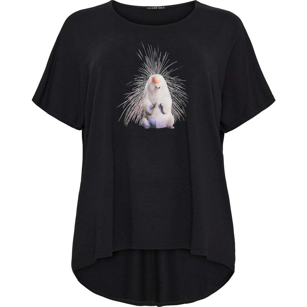 NO. 1 BY OX T-shirt med print T-shirts Sort