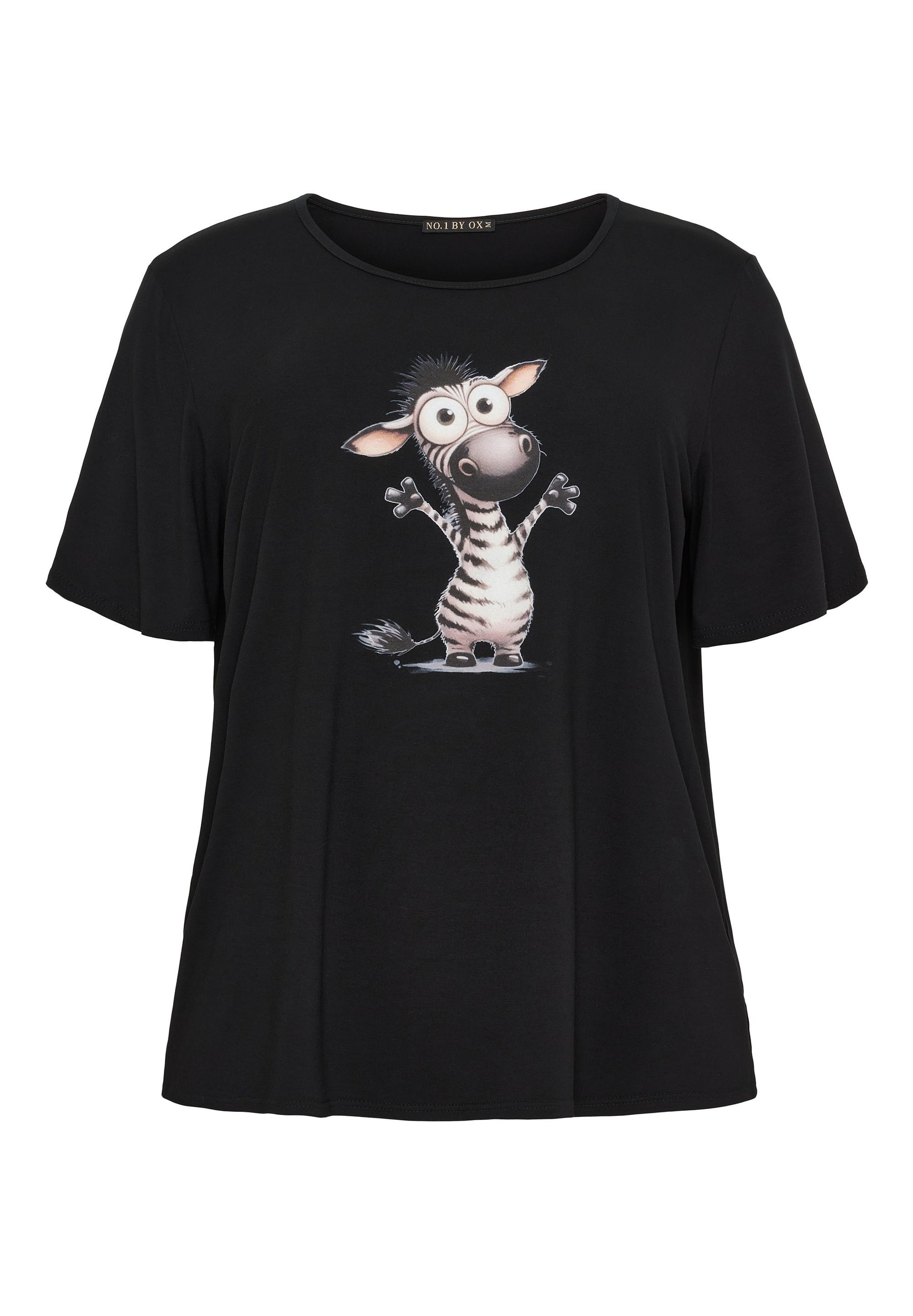 NO. 1 BY OX T-shirt med print T-shirts Sort