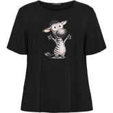 NO. 1 BY OX T-shirt med print T-shirts Sort