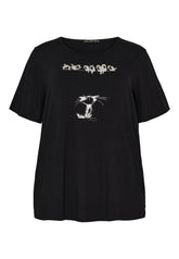 NO. 1 BY OX T-shirt med print T-shirts Sort