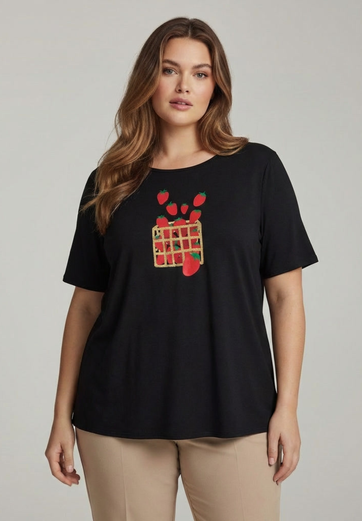 NO. 1 BY OX T-shirt med print T-shirts Sort