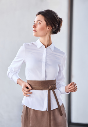 BTFCPH Taljebælte i ruskind Belts Nude Brown